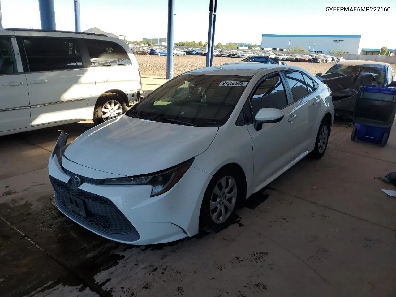 5YFEPMAE6MP227160 2021 Toyota Corolla Le