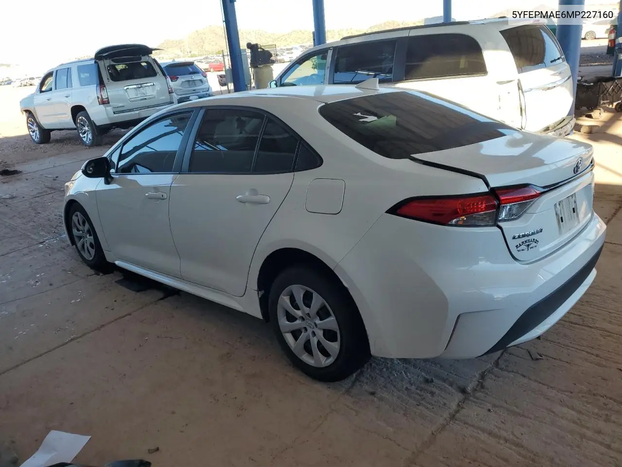 5YFEPMAE6MP227160 2021 Toyota Corolla Le