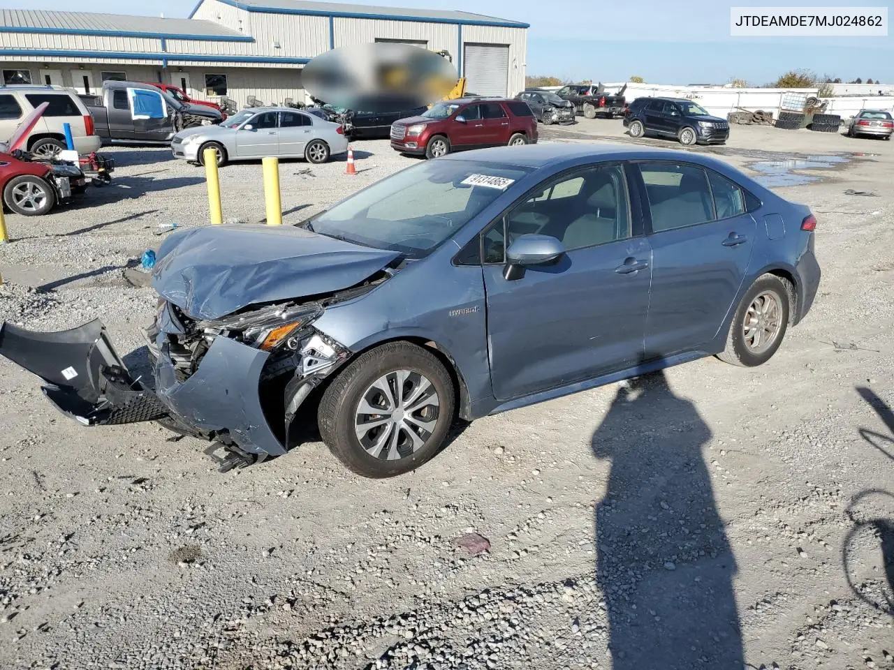 JTDEAMDE7MJ024862 2021 Toyota Corolla Le