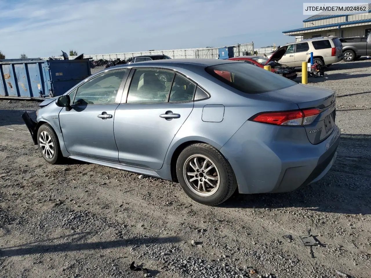 JTDEAMDE7MJ024862 2021 Toyota Corolla Le