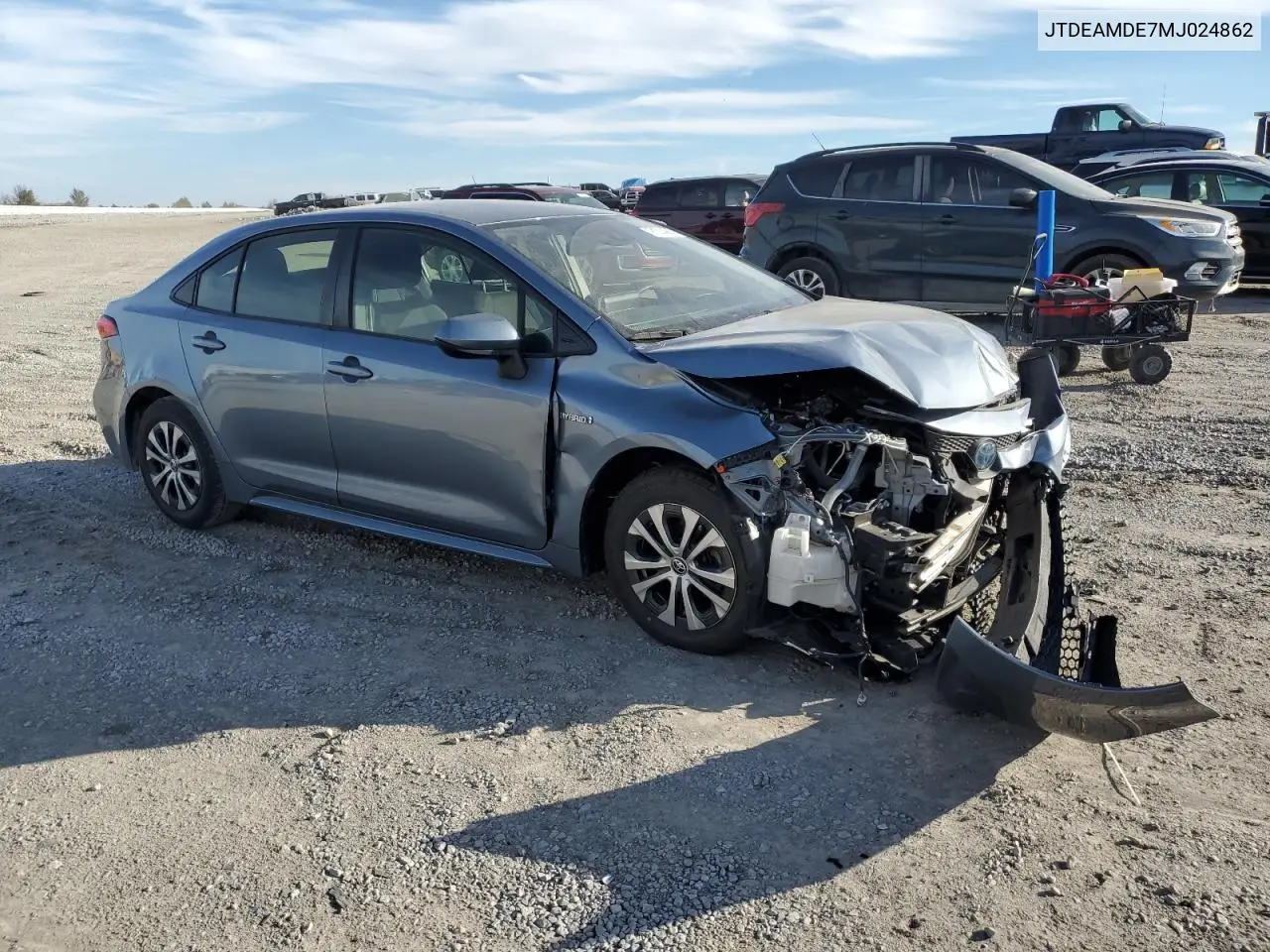 JTDEAMDE7MJ024862 2021 Toyota Corolla Le