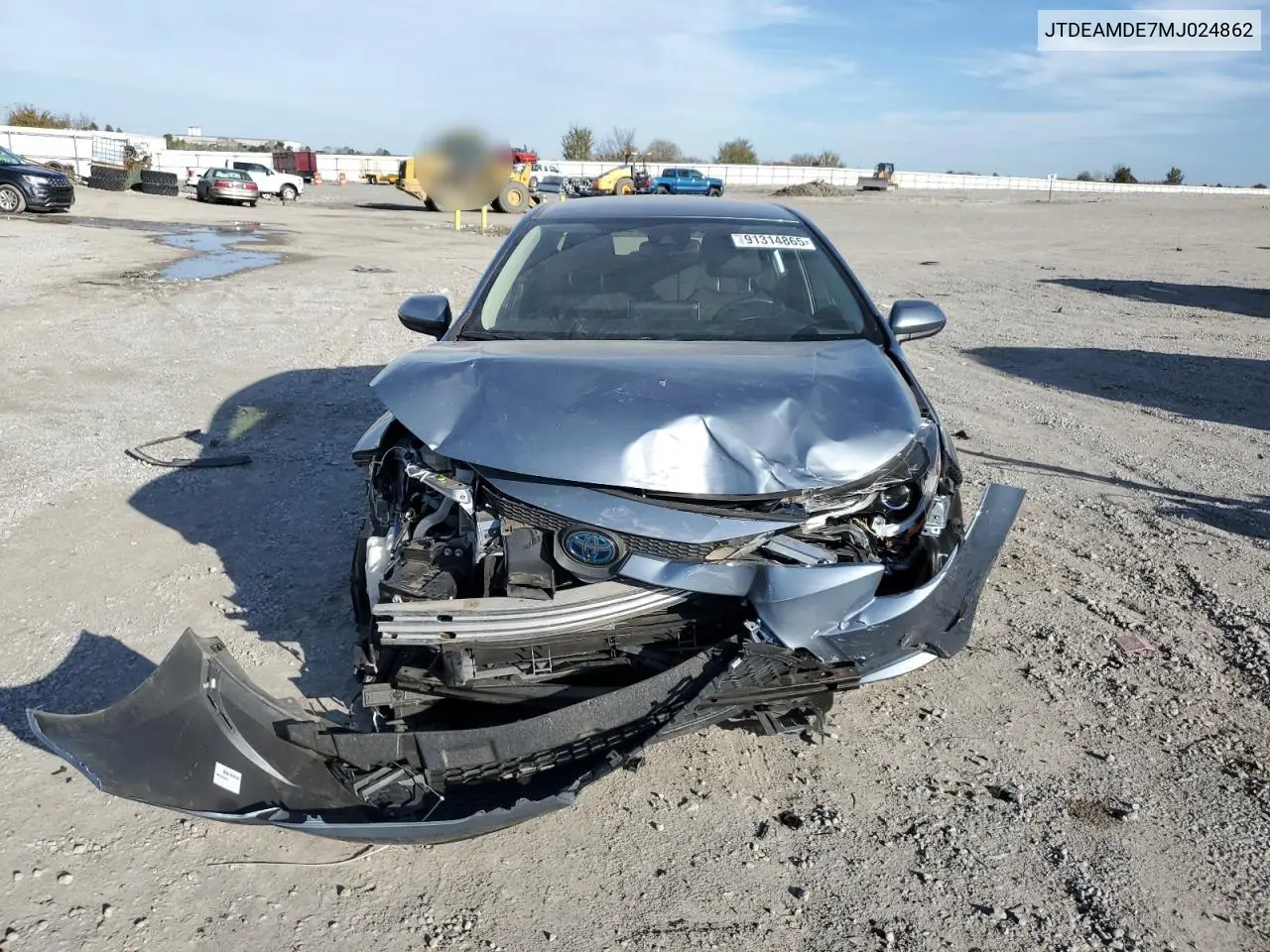 JTDEAMDE7MJ024862 2021 Toyota Corolla Le
