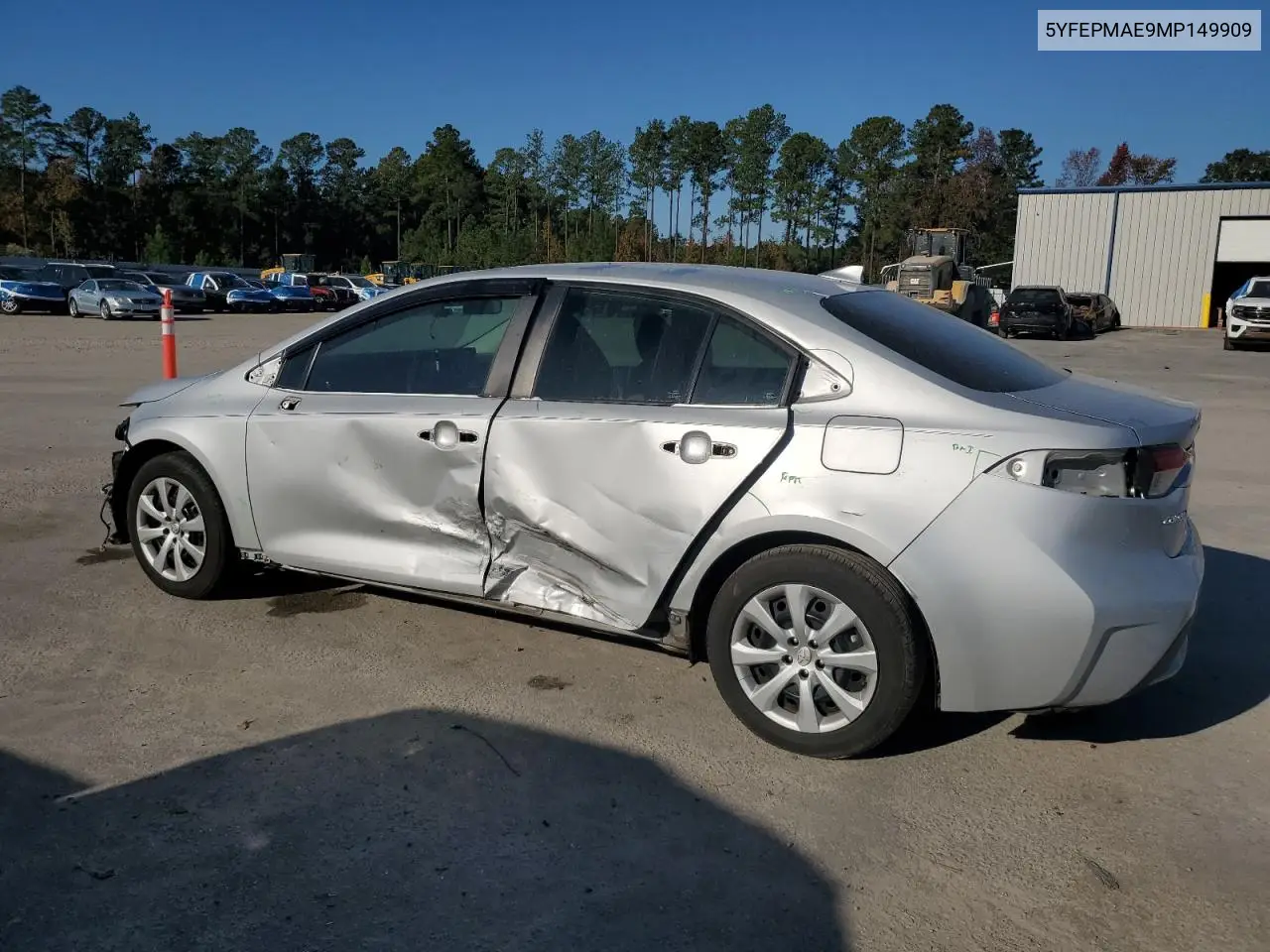 5YFEPMAE9MP149909 2021 Toyota Corolla Le