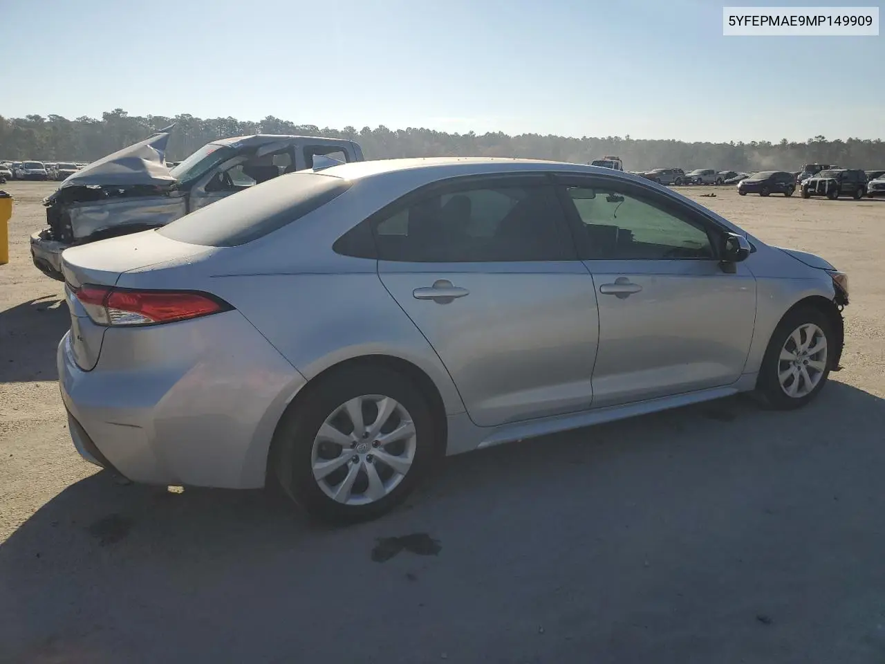 5YFEPMAE9MP149909 2021 Toyota Corolla Le