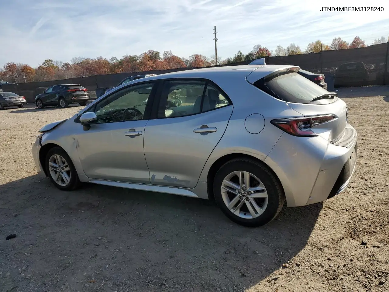 JTND4MBE3M3128240 2021 Toyota Corolla Se