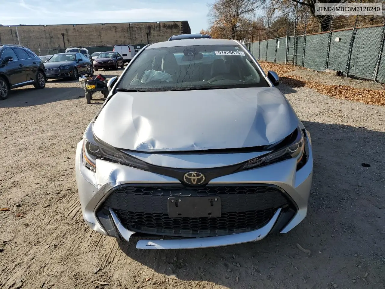 JTND4MBE3M3128240 2021 Toyota Corolla Se