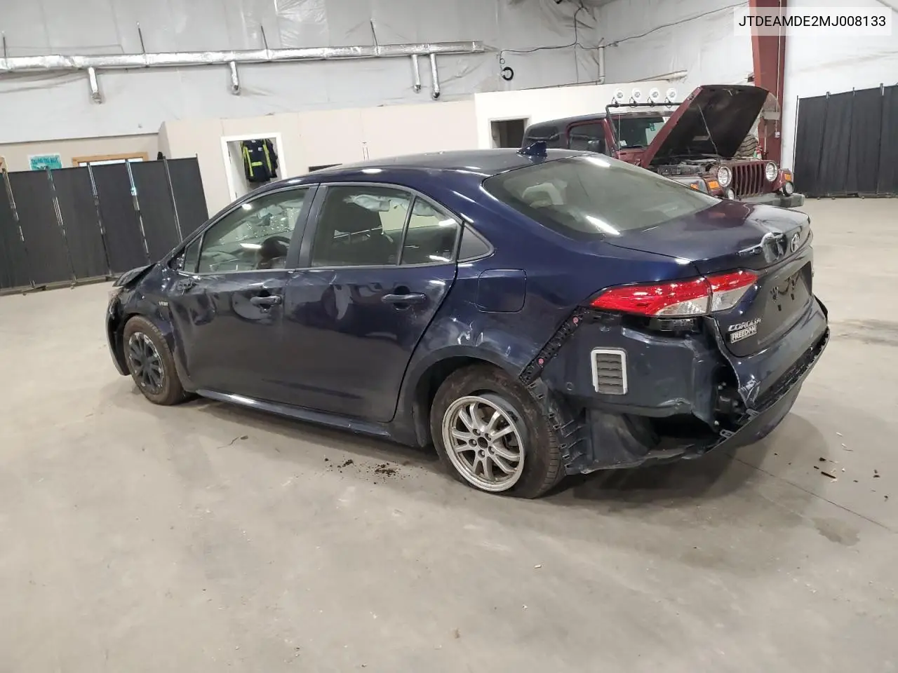 JTDEAMDE2MJ008133 2021 Toyota Corolla Le