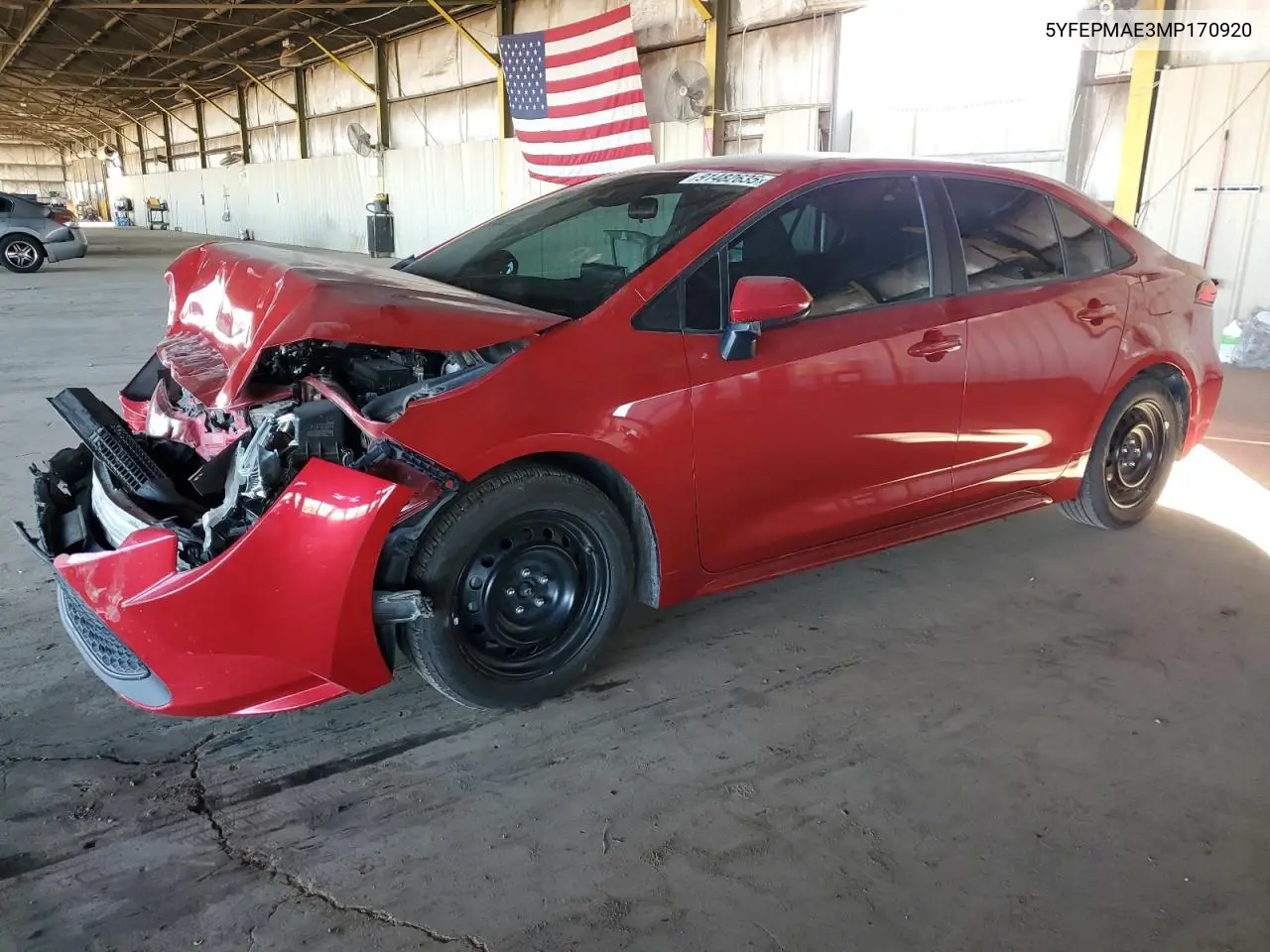 5YFEPMAE3MP170920 2021 Toyota Corolla Le