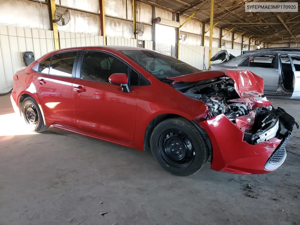 5YFEPMAE3MP170920 2021 Toyota Corolla Le