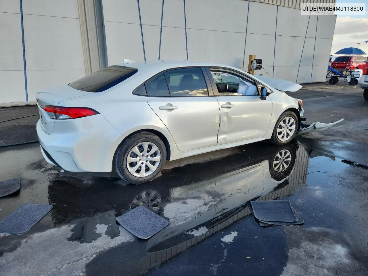 JTDEPMAE4MJ118300 2021 Toyota Corolla Le