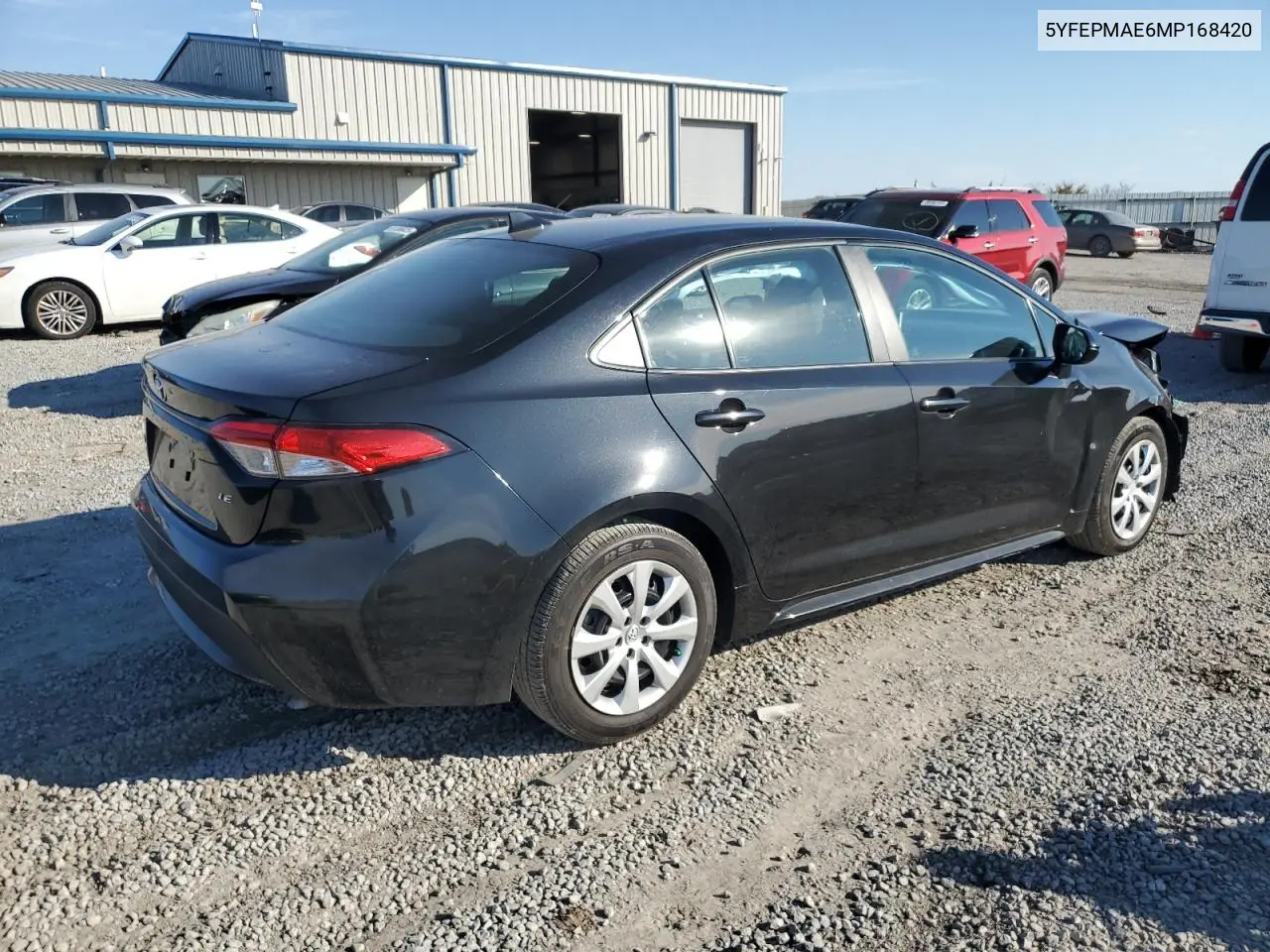 5YFEPMAE6MP168420 2021 Toyota Corolla Le