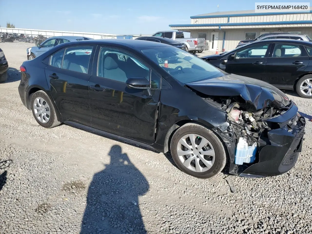 5YFEPMAE6MP168420 2021 Toyota Corolla Le