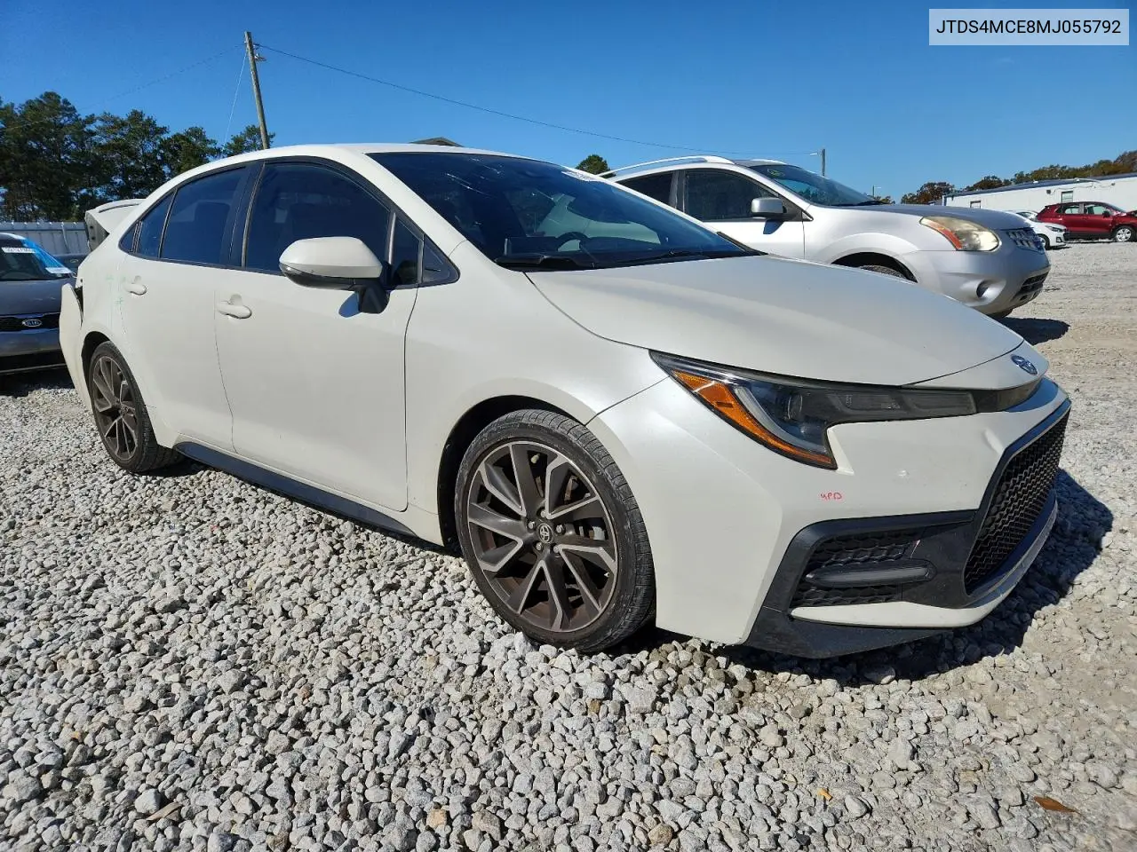 JTDS4MCE8MJ055792 2021 Toyota Corolla Se