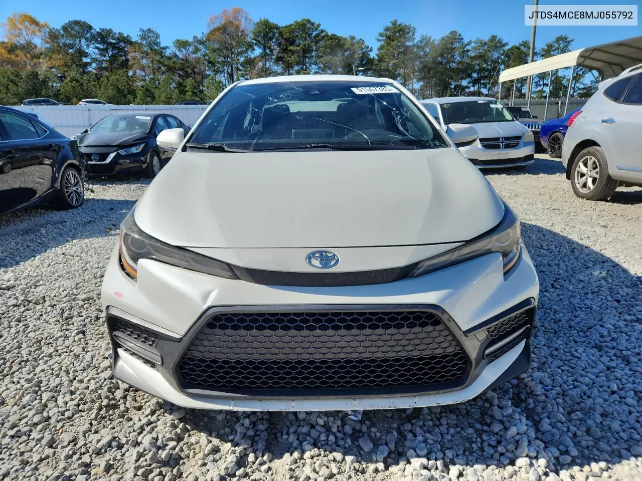 JTDS4MCE8MJ055792 2021 Toyota Corolla Se