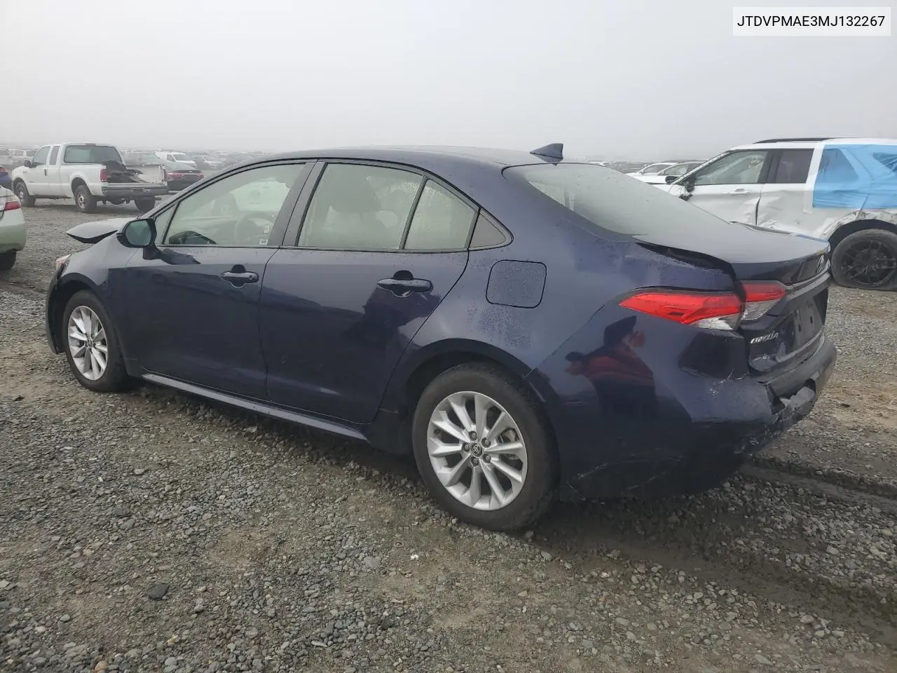 JTDVPMAE3MJ132267 2021 Toyota Corolla Le