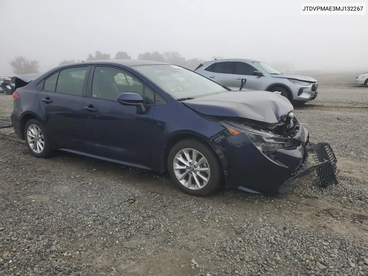 JTDVPMAE3MJ132267 2021 Toyota Corolla Le