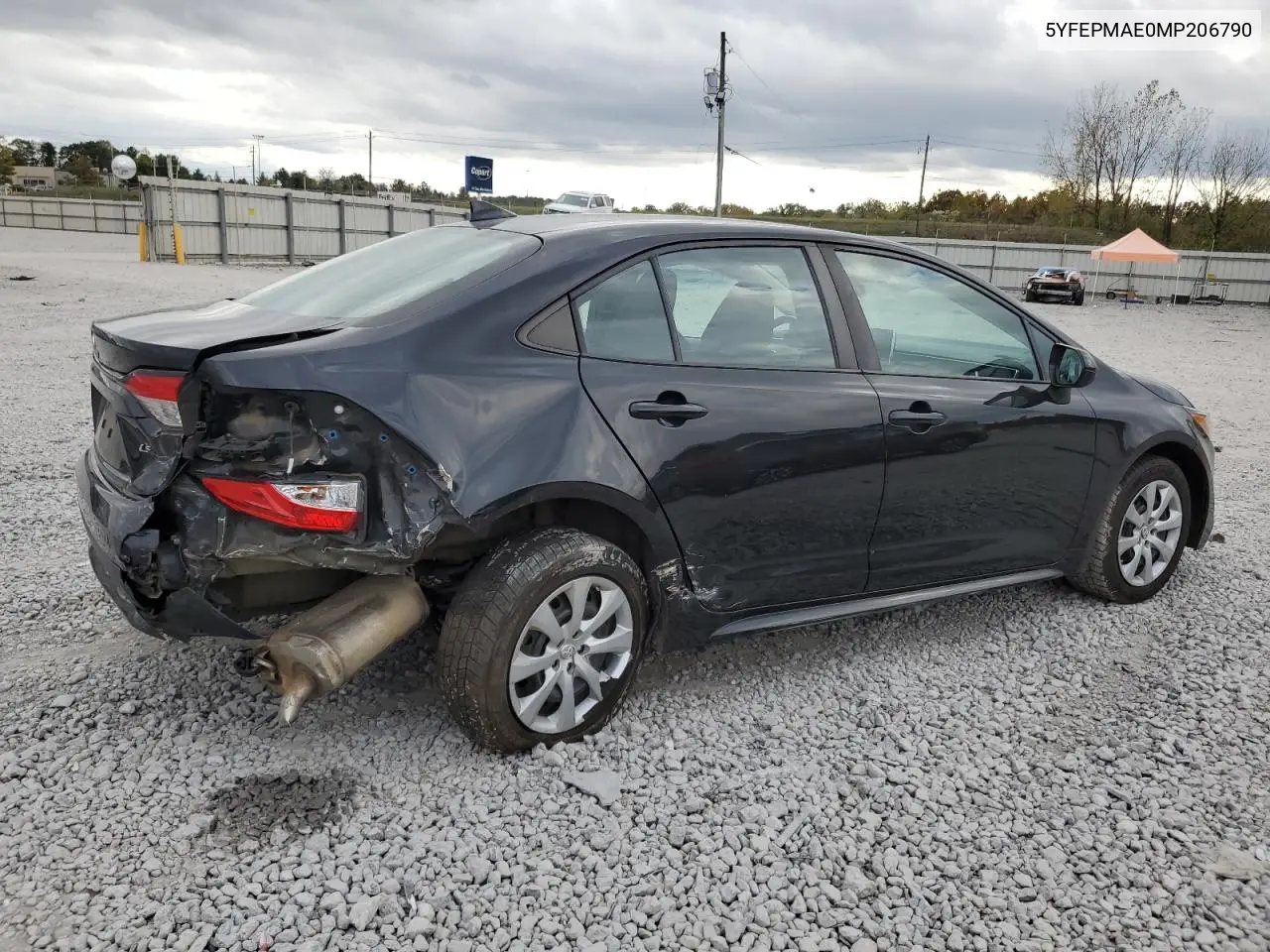 5YFEPMAE0MP206790 2021 Toyota Corolla Le