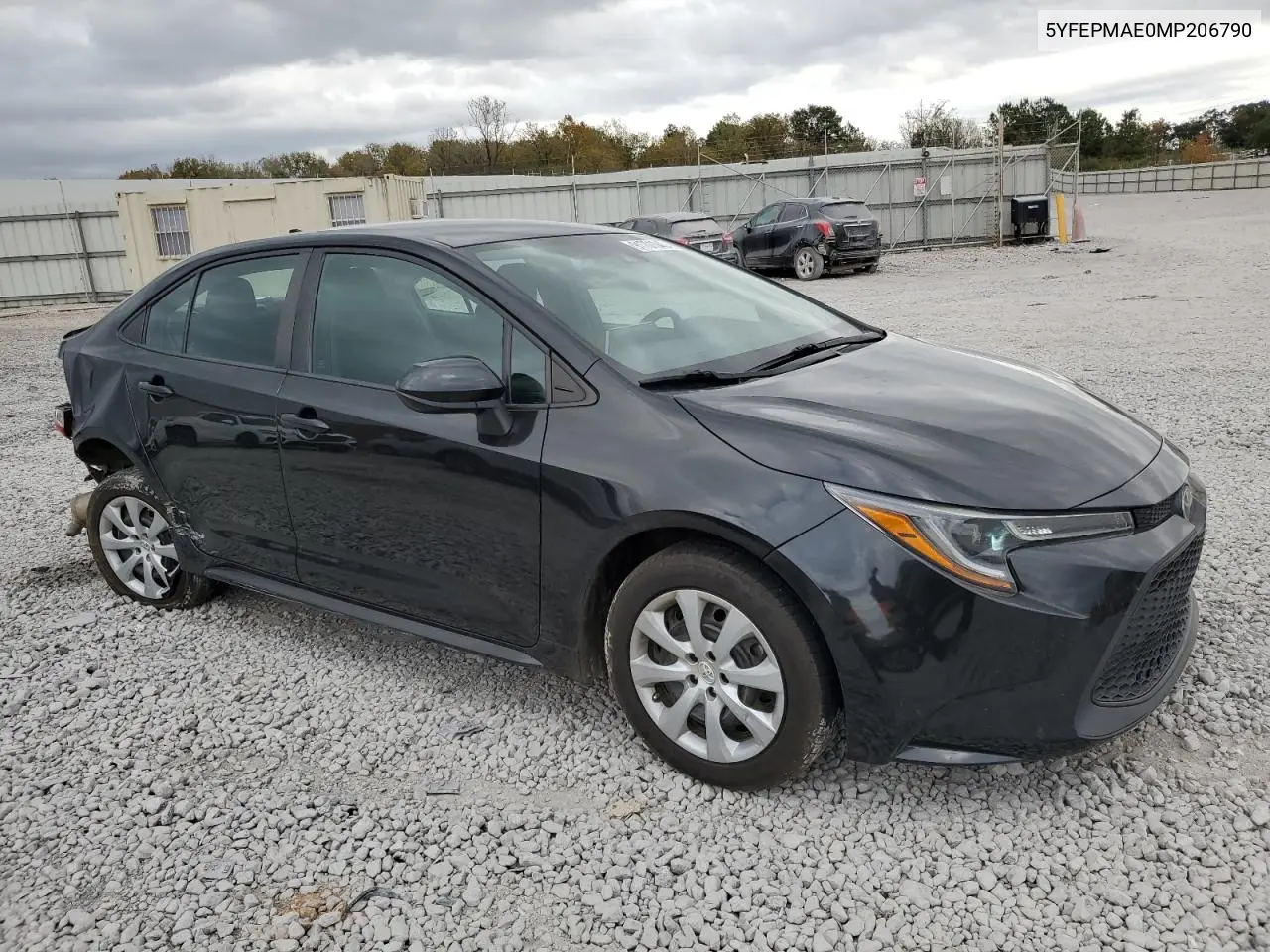 5YFEPMAE0MP206790 2021 Toyota Corolla Le