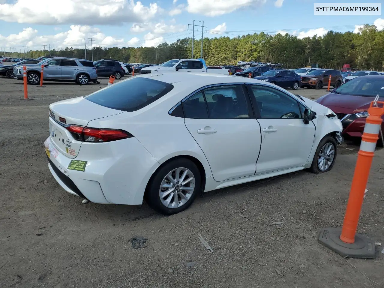 5YFFPMAE6MP199364 2021 Toyota Corolla Xle