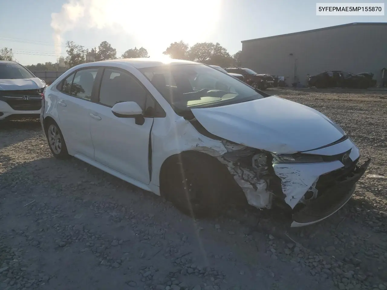 5YFEPMAE5MP155870 2021 Toyota Corolla Le