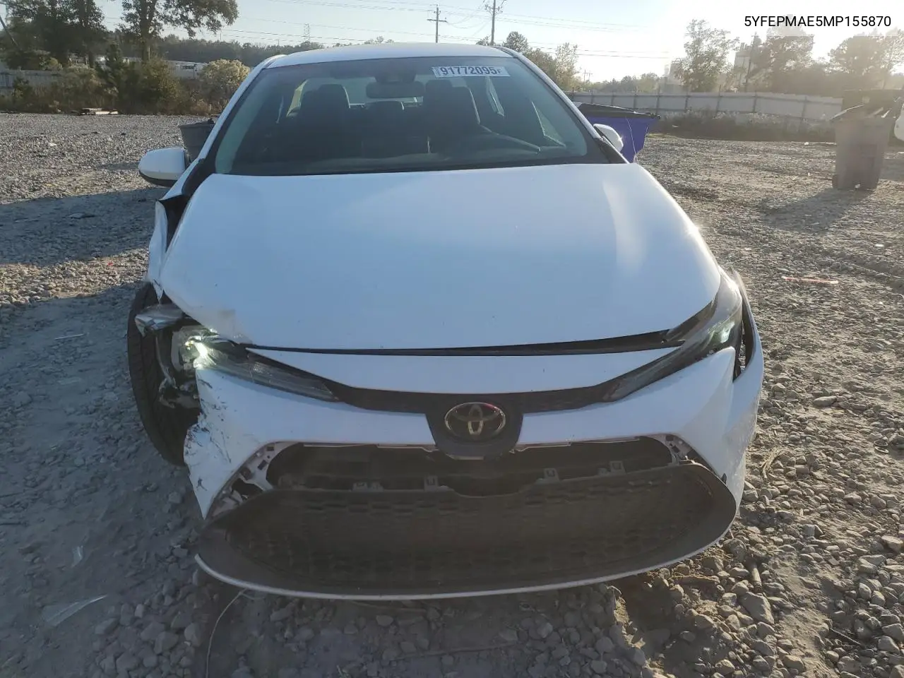 5YFEPMAE5MP155870 2021 Toyota Corolla Le