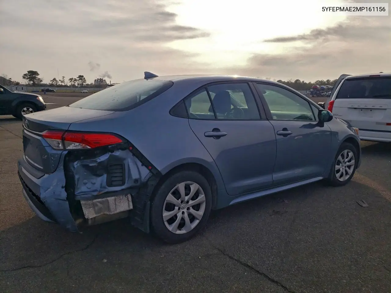 5YFEPMAE2MP161156 2021 Toyota Corolla Le