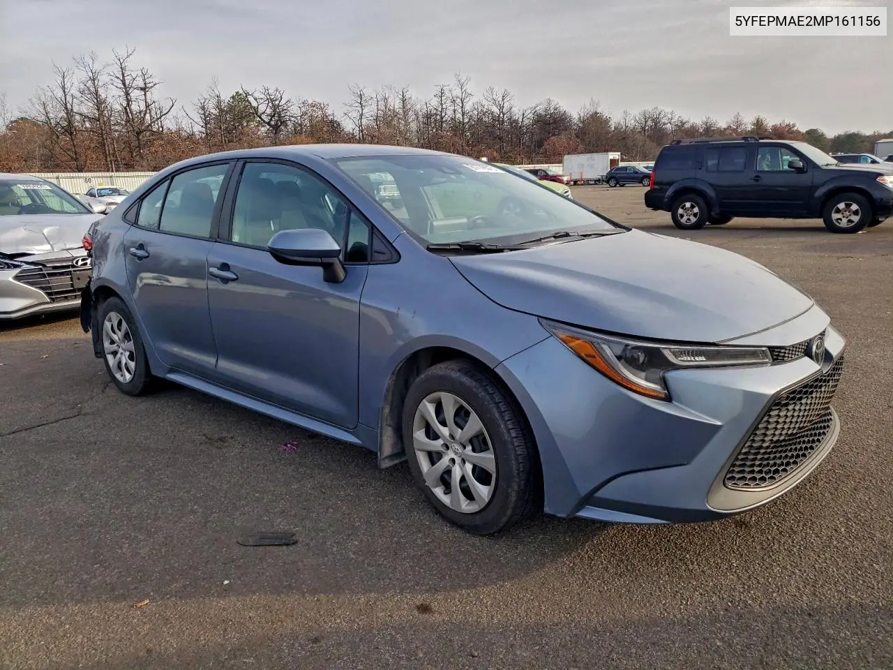 5YFEPMAE2MP161156 2021 Toyota Corolla Le