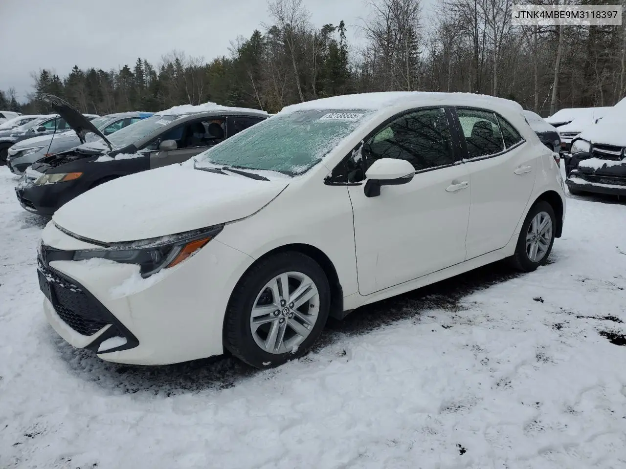 JTNK4MBE9M3118397 2021 Toyota Corolla Se
