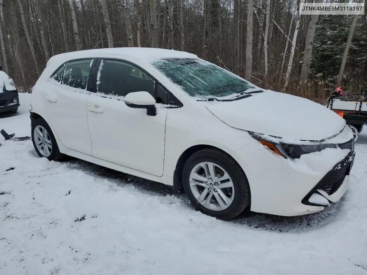 JTNK4MBE9M3118397 2021 Toyota Corolla Se