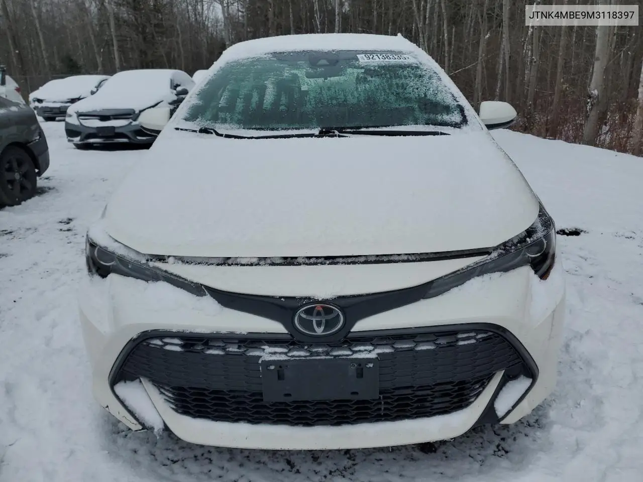 JTNK4MBE9M3118397 2021 Toyota Corolla Se