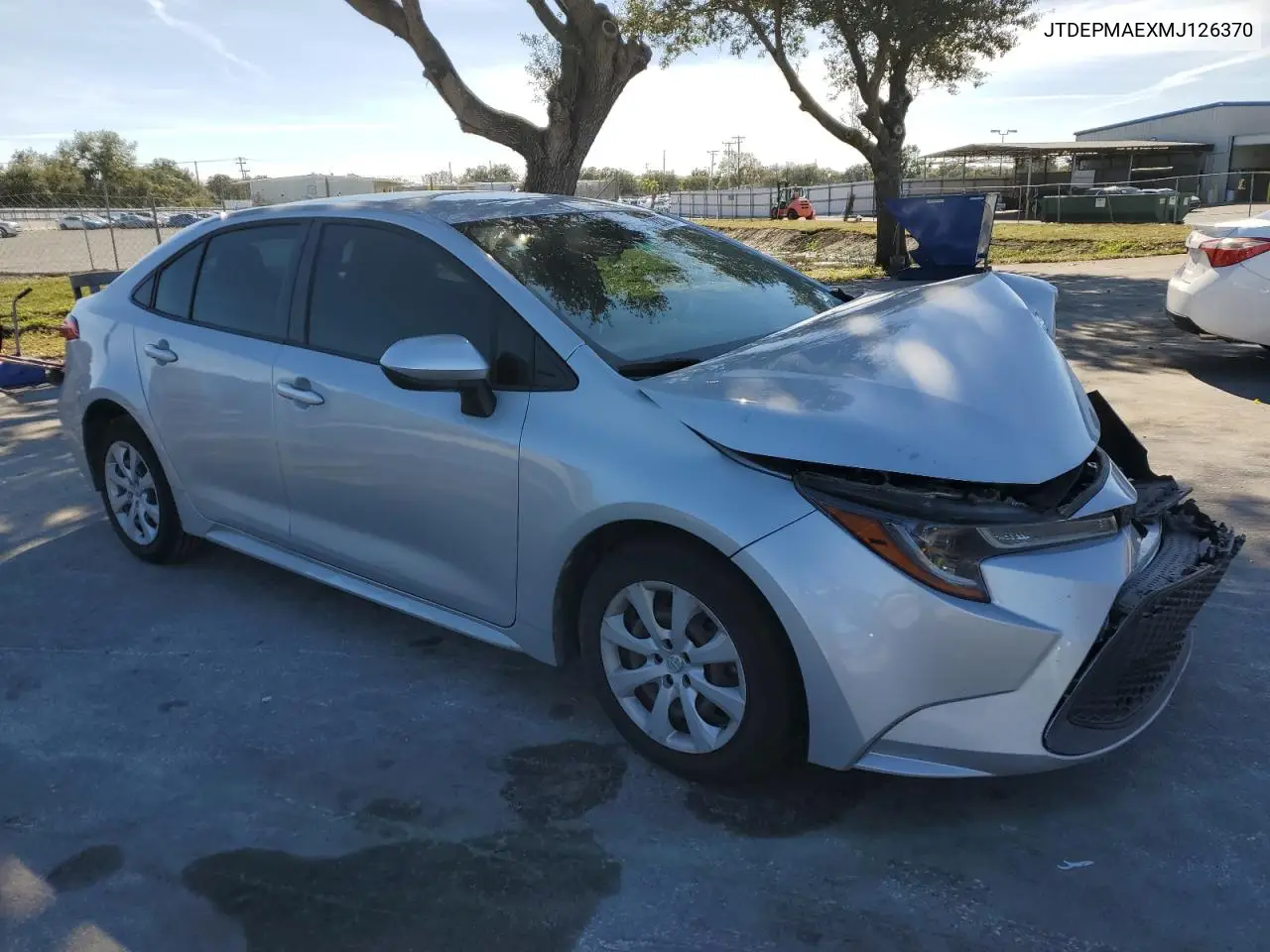 JTDEPMAEXMJ126370 2021 Toyota Corolla Le