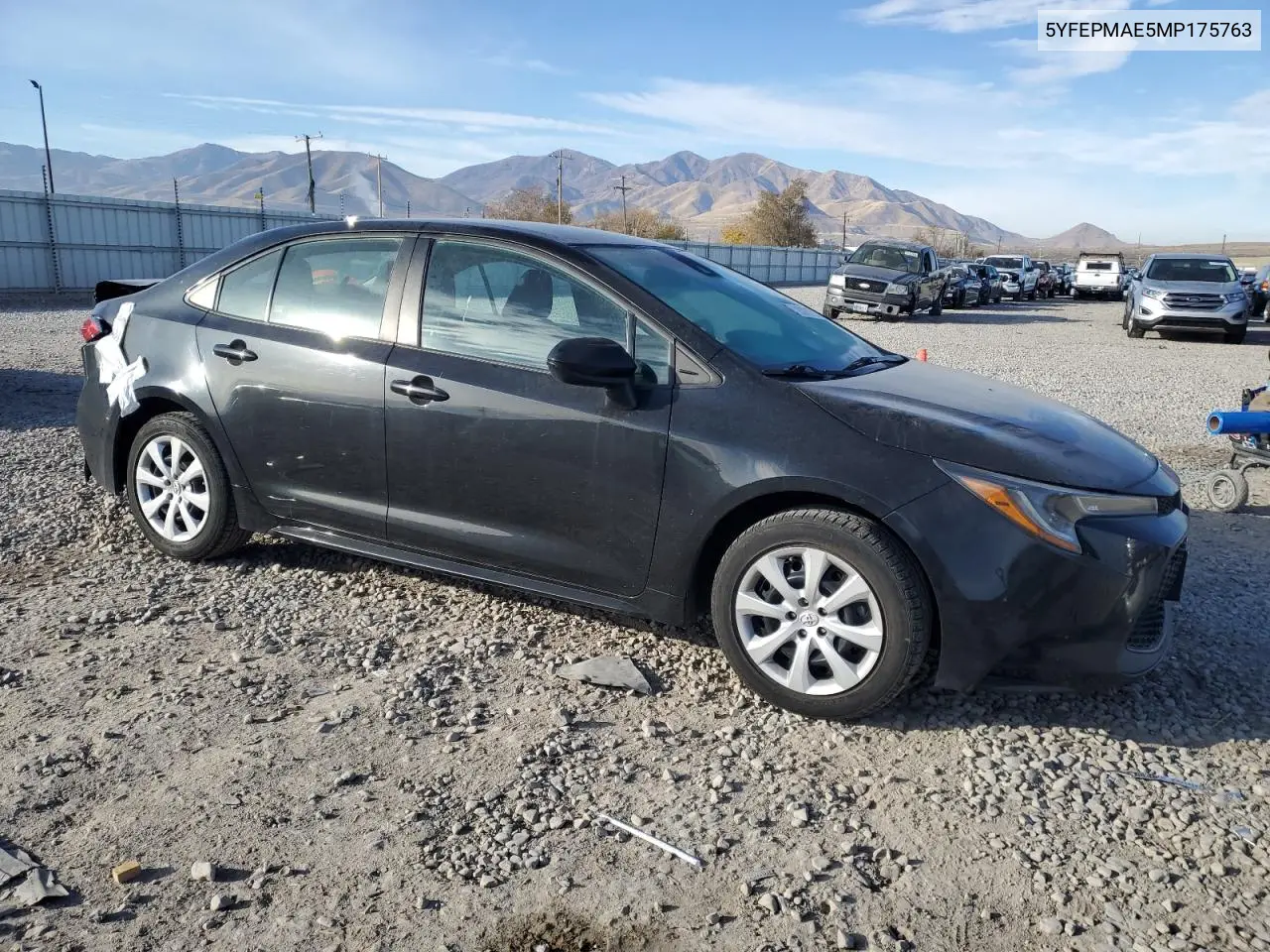 5YFEPMAE5MP175763 2021 Toyota Corolla Le