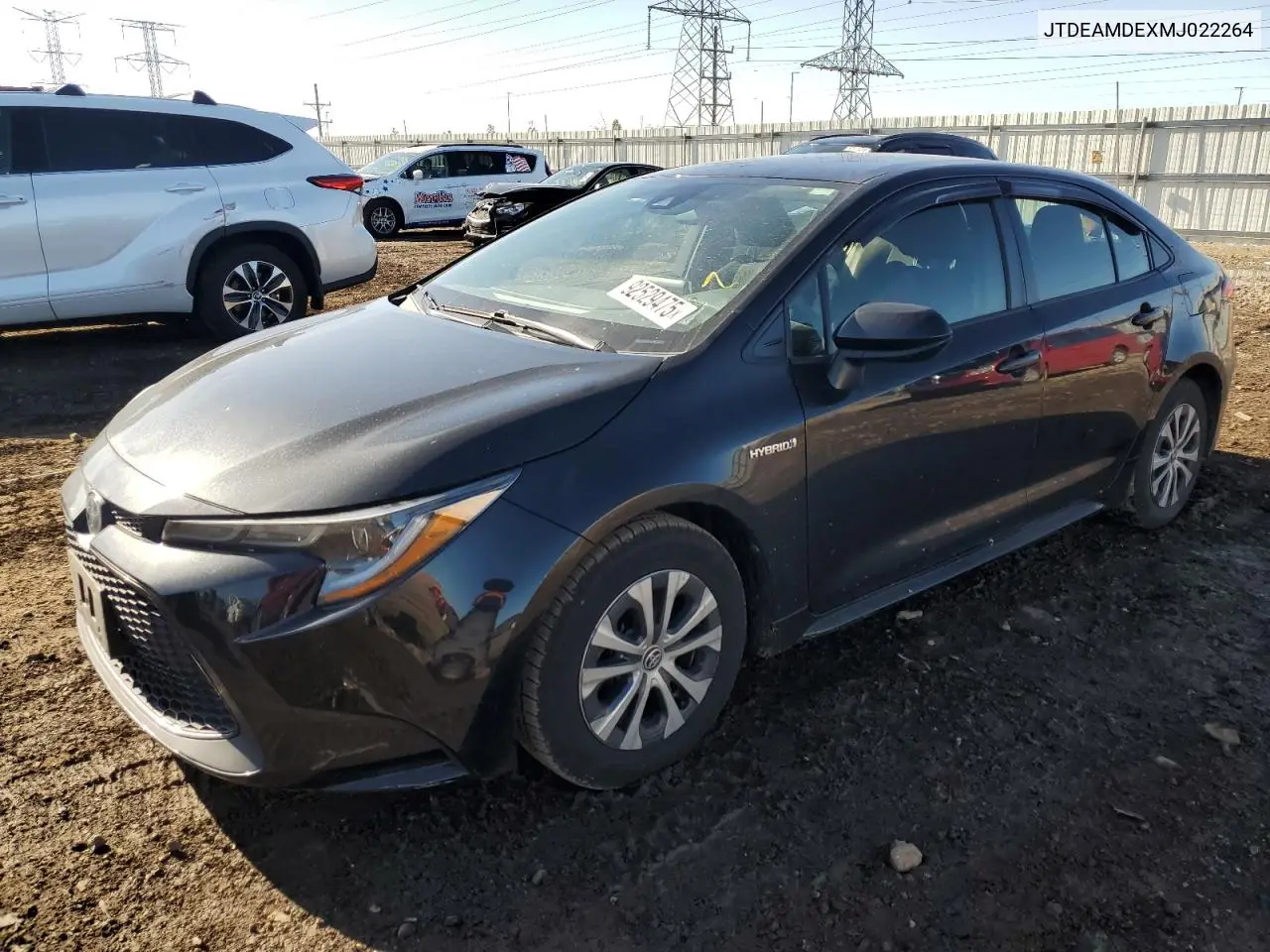 JTDEAMDEXMJ022264 2021 Toyota Corolla Le