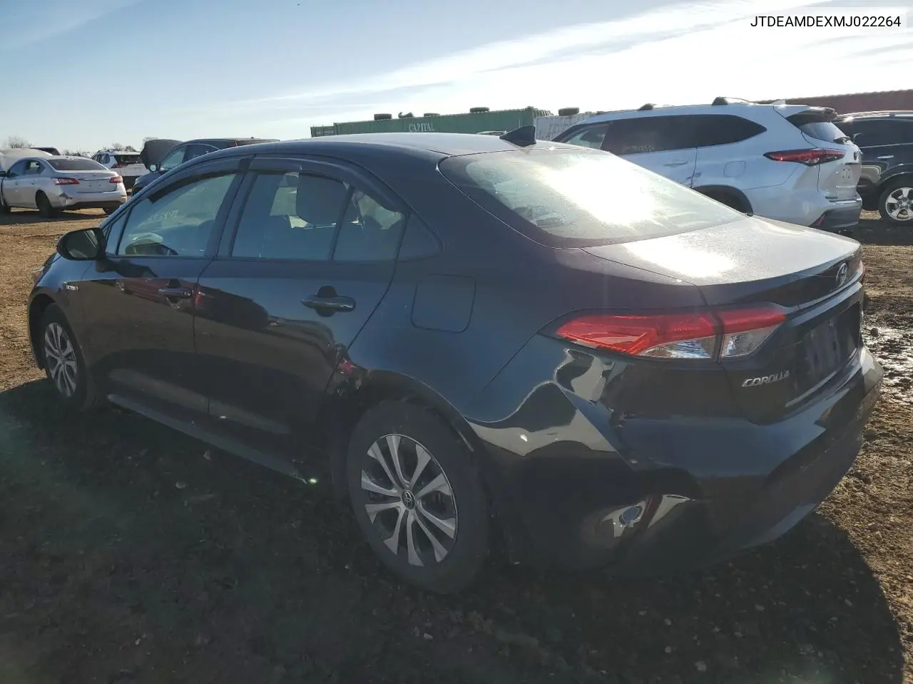 JTDEAMDEXMJ022264 2021 Toyota Corolla Le