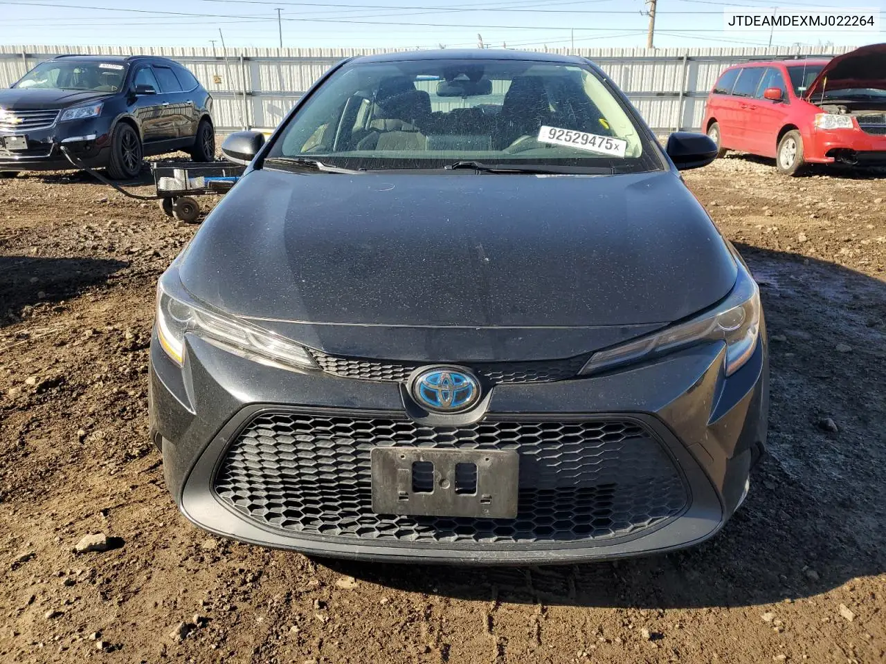 JTDEAMDEXMJ022264 2021 Toyota Corolla Le