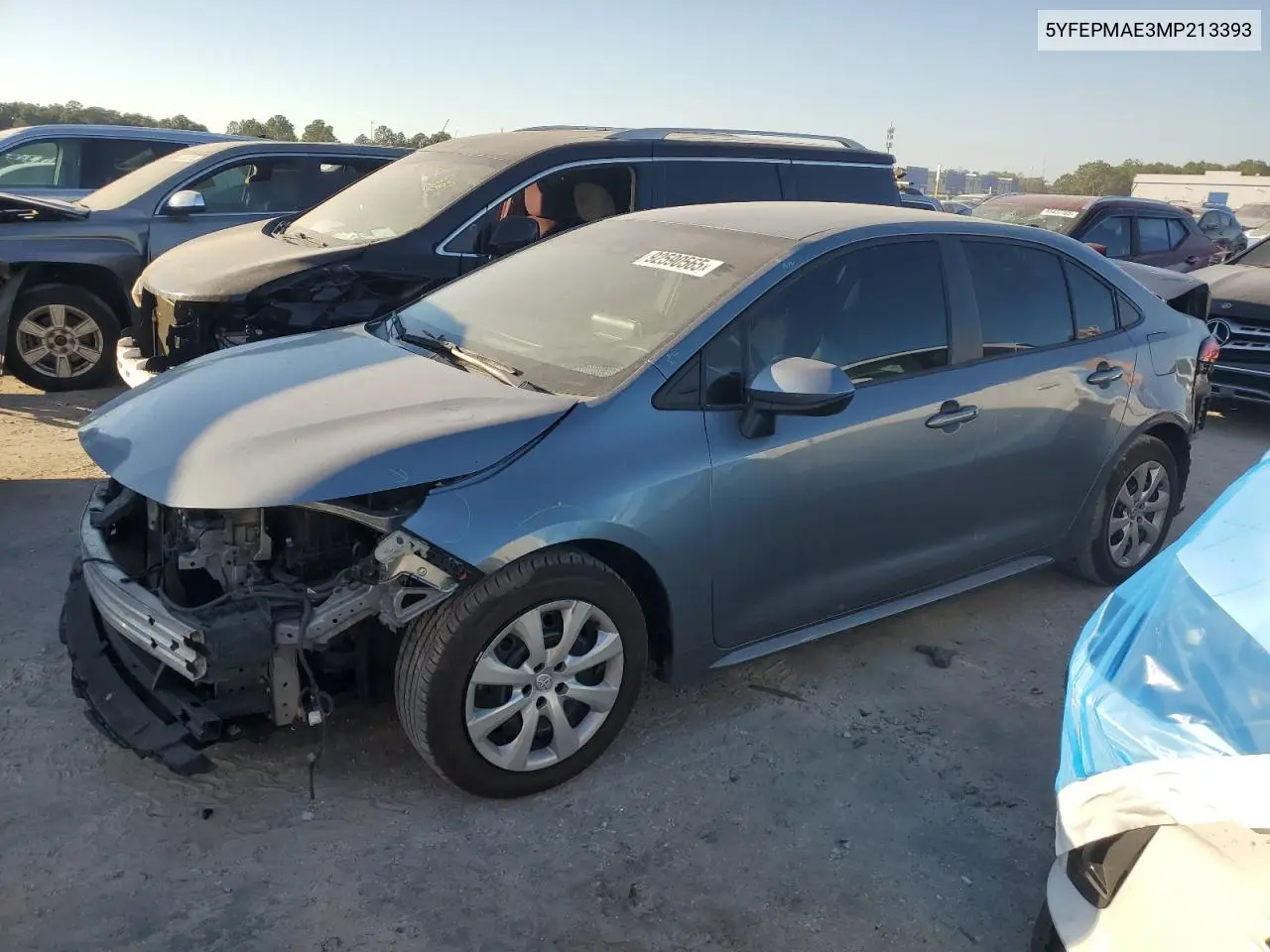 5YFEPMAE3MP213393 2021 Toyota Corolla Le