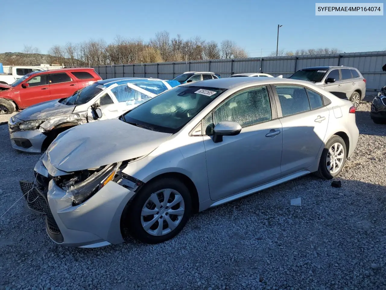 5YFEPMAE4MP164074 2021 Toyota Corolla Le