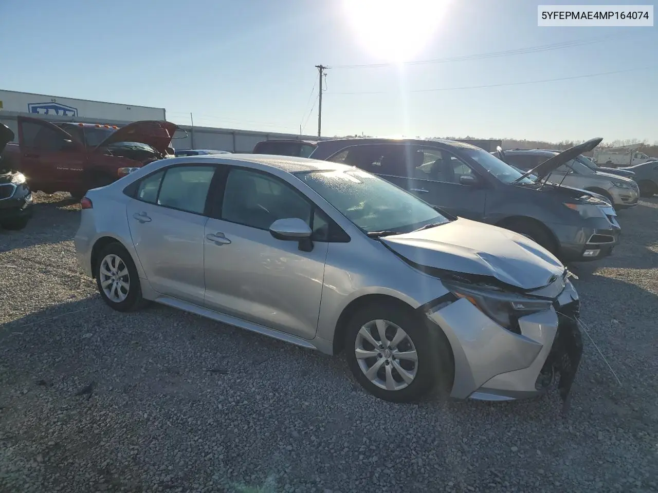 5YFEPMAE4MP164074 2021 Toyota Corolla Le