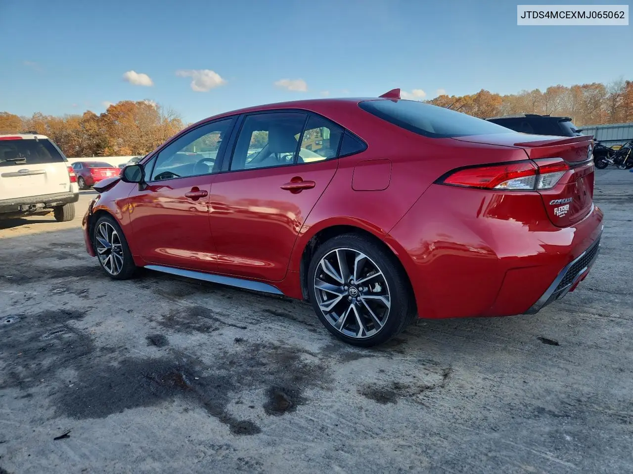 JTDS4MCEXMJ065062 2021 Toyota Corolla Se