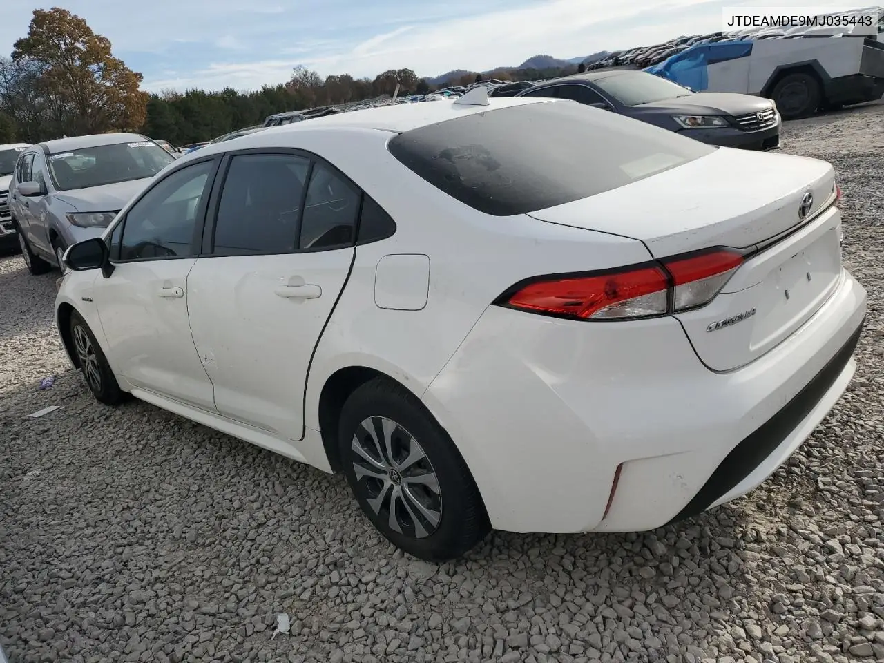 JTDEAMDE9MJ035443 2021 Toyota Corolla Le