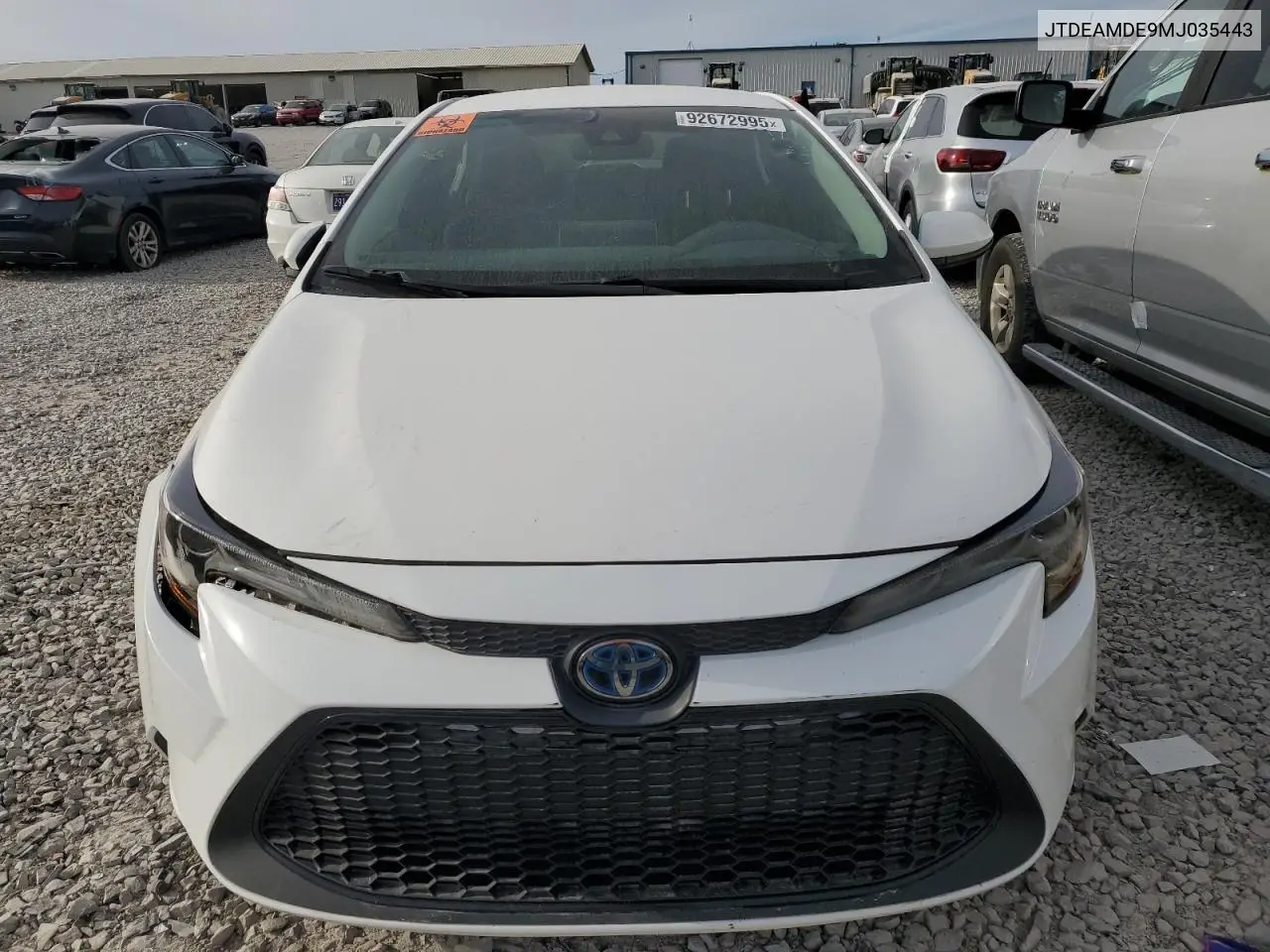 JTDEAMDE9MJ035443 2021 Toyota Corolla Le