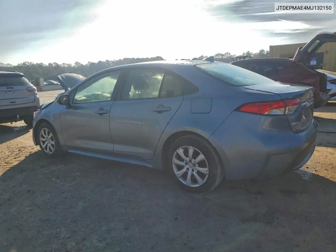 JTDEPMAE4MJ132150 2021 Toyota Corolla Le