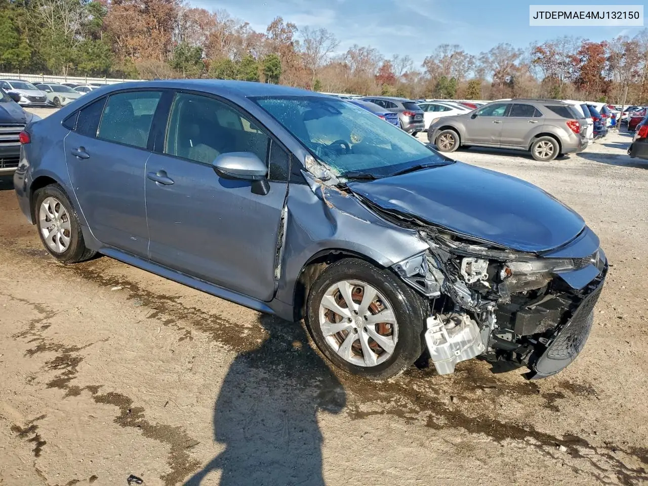 JTDEPMAE4MJ132150 2021 Toyota Corolla Le