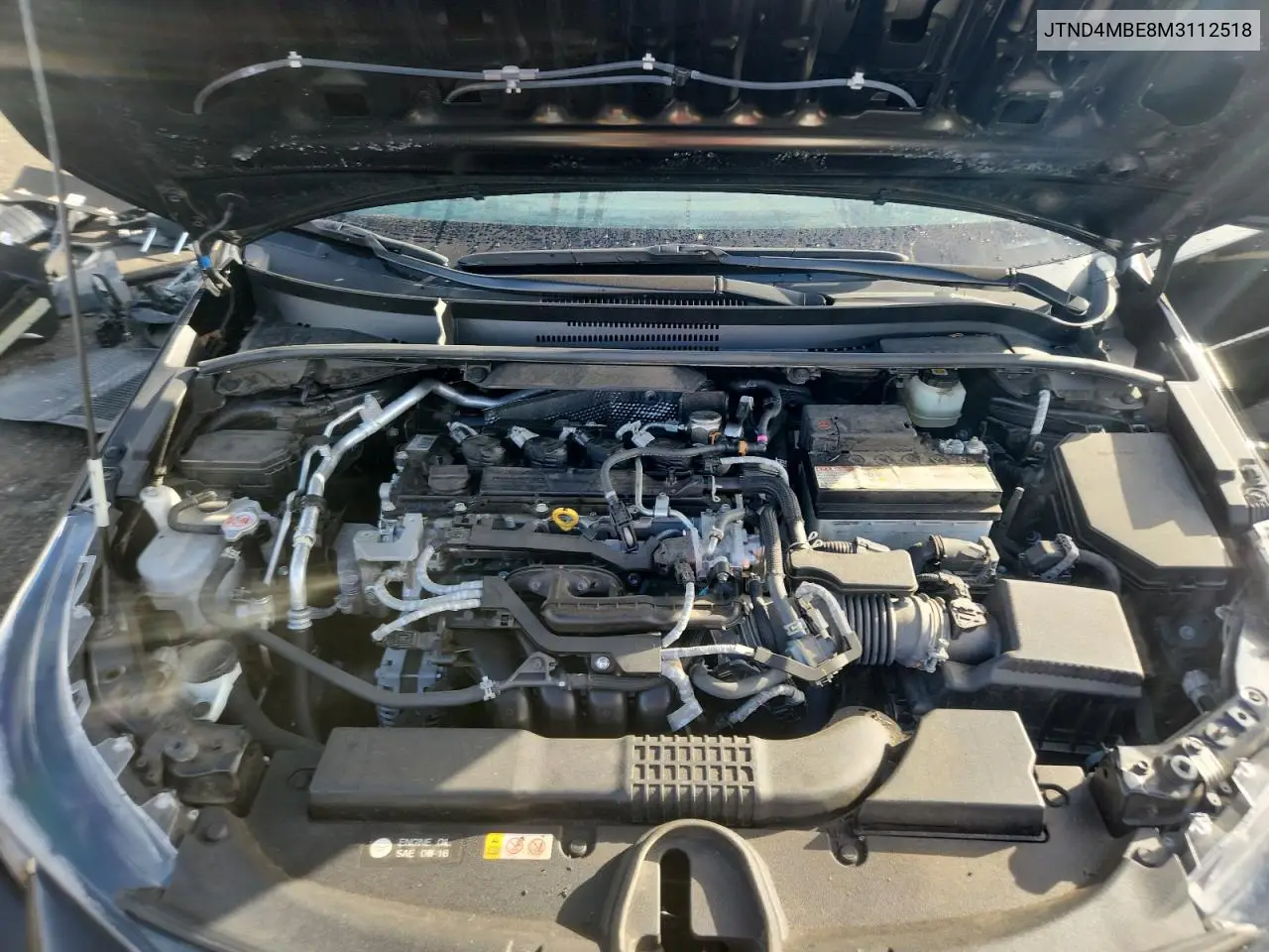 JTND4MBE8M3112518 2021 Toyota Corolla Se