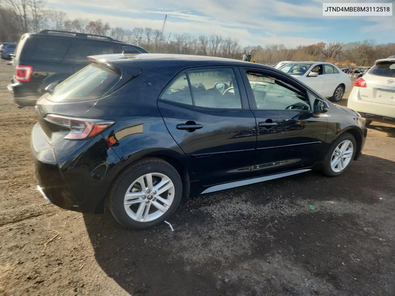 JTND4MBE8M3112518 2021 Toyota Corolla Se