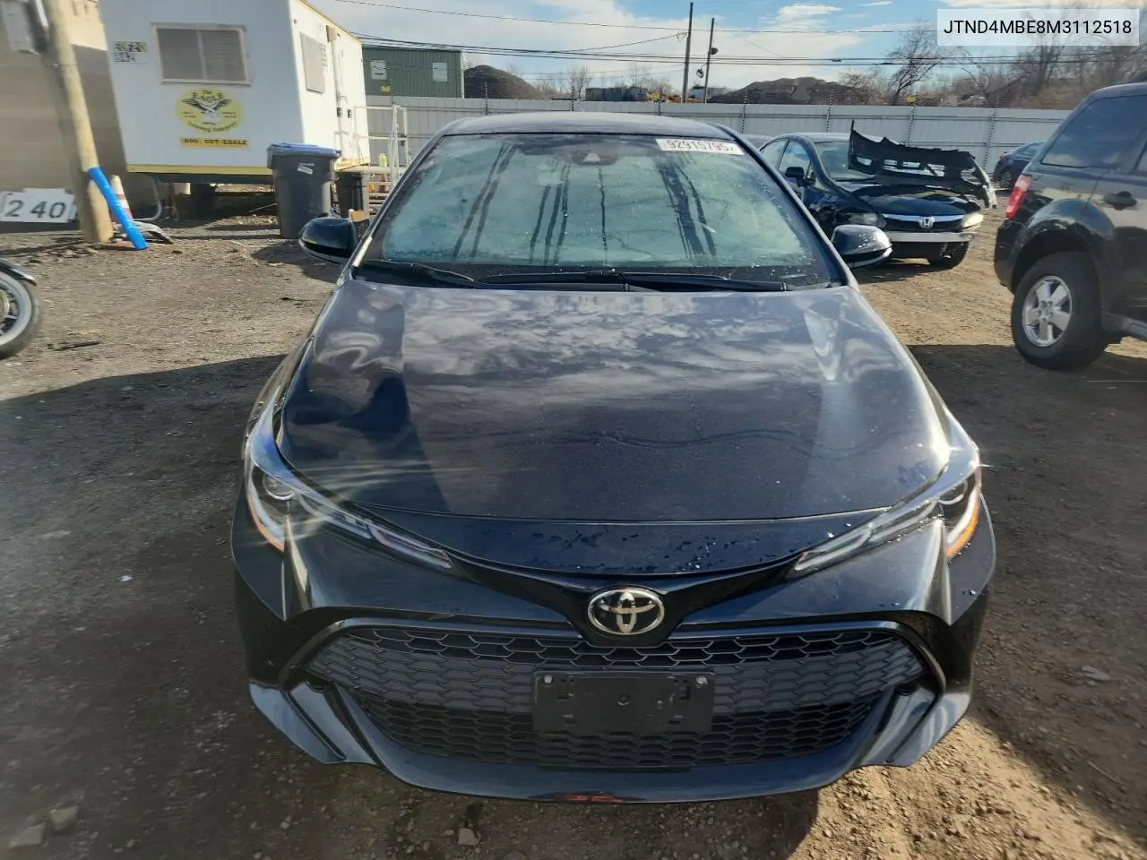 JTND4MBE8M3112518 2021 Toyota Corolla Se
