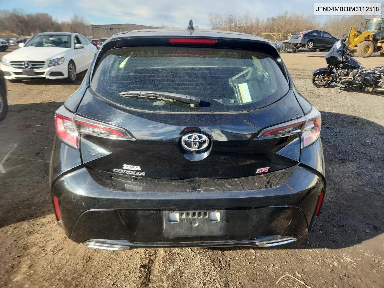 JTND4MBE8M3112518 2021 Toyota Corolla Se