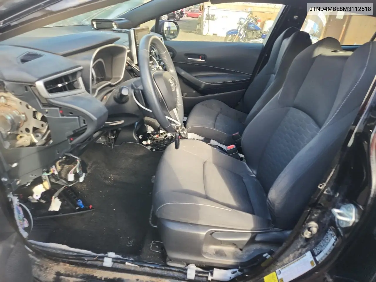 JTND4MBE8M3112518 2021 Toyota Corolla Se