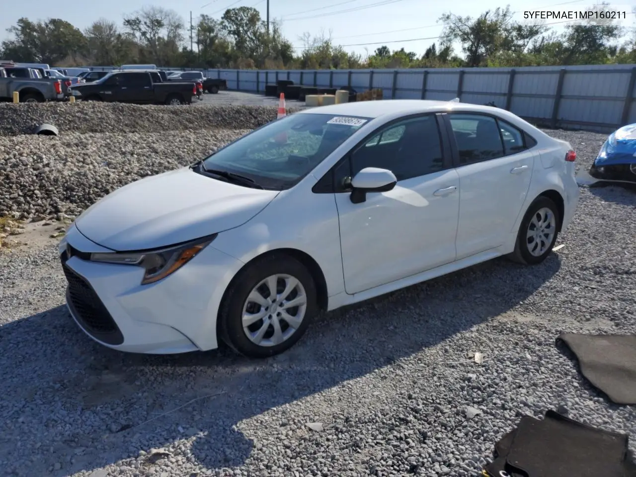 5YFEPMAE1MP160211 2021 Toyota Corolla Le