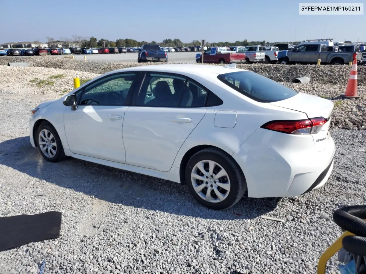 5YFEPMAE1MP160211 2021 Toyota Corolla Le
